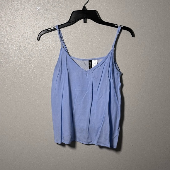 Divided By H&M Women Blue Sleeveless Cami Top Size 6 - Picture 1 of 6